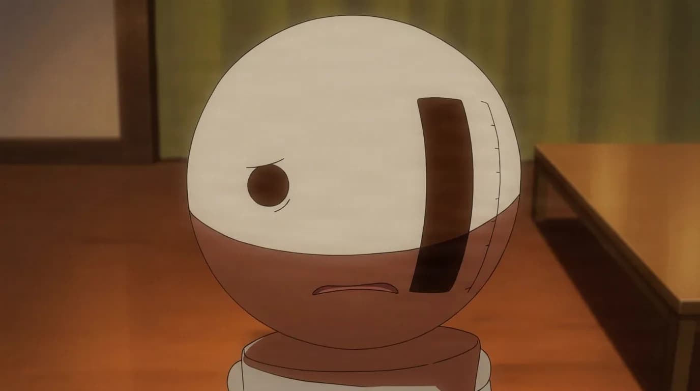 Hisagomaru from Bleach in a close-framed cel-shaded anime scene with a detailed environment