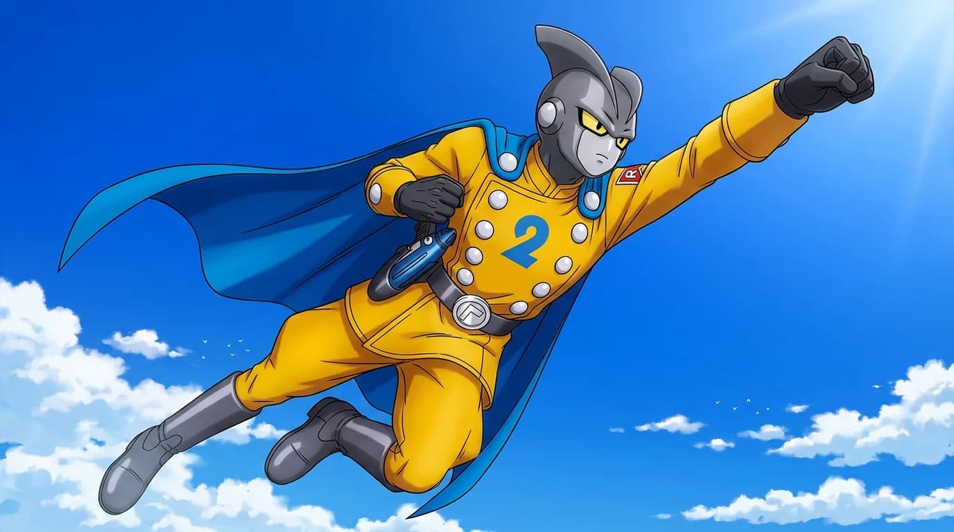 Gamma 2, un personaje androide de Dragon Ball.