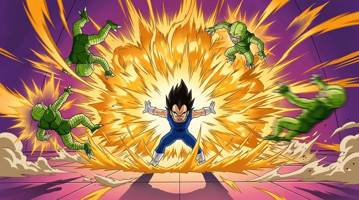 Bakuhatsuha, une technique de Dragon Ball.