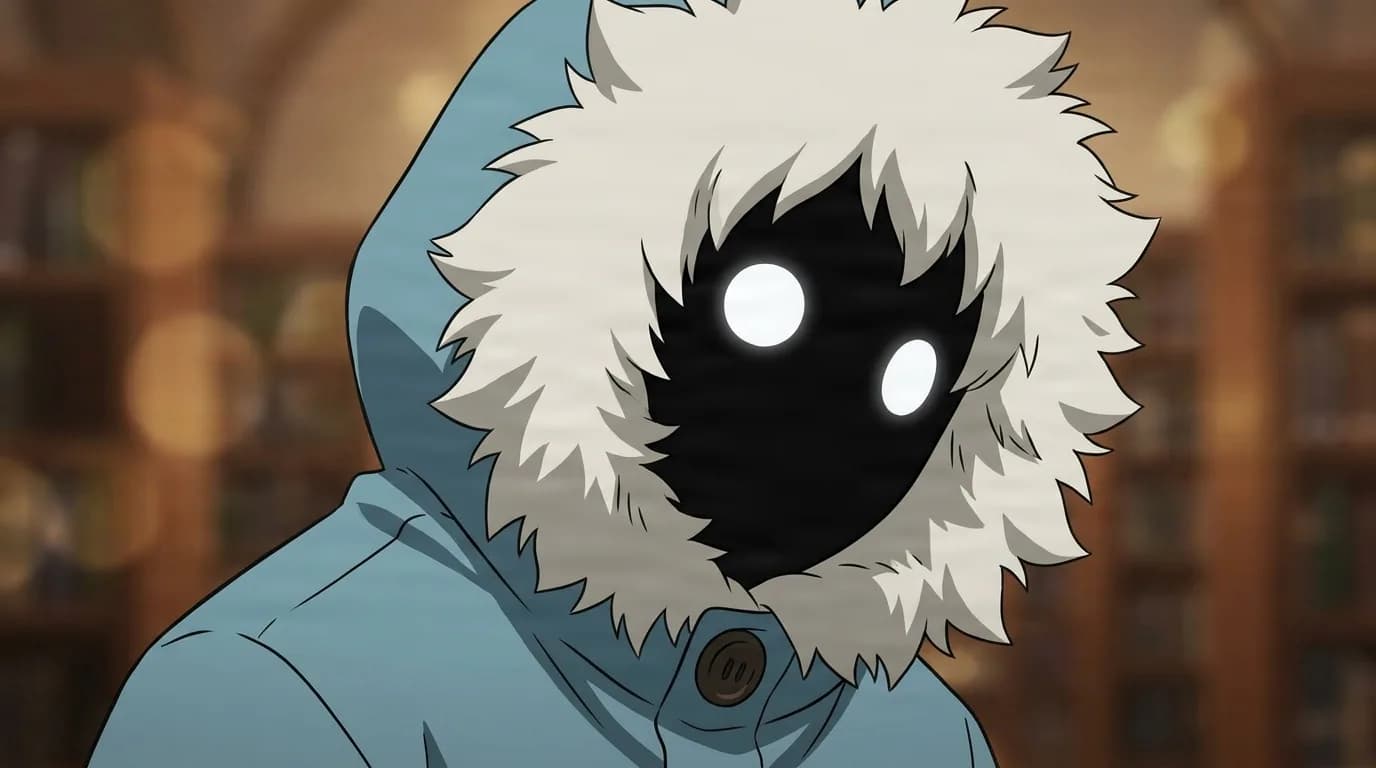 Geten from My Hero Academia in a close-framed cel-shaded anime scene with a detailed environment