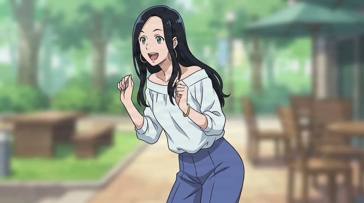 Makoto Tsukauchi from My Hero Academia in a close-framed cel-shaded anime scene with a detailed environment