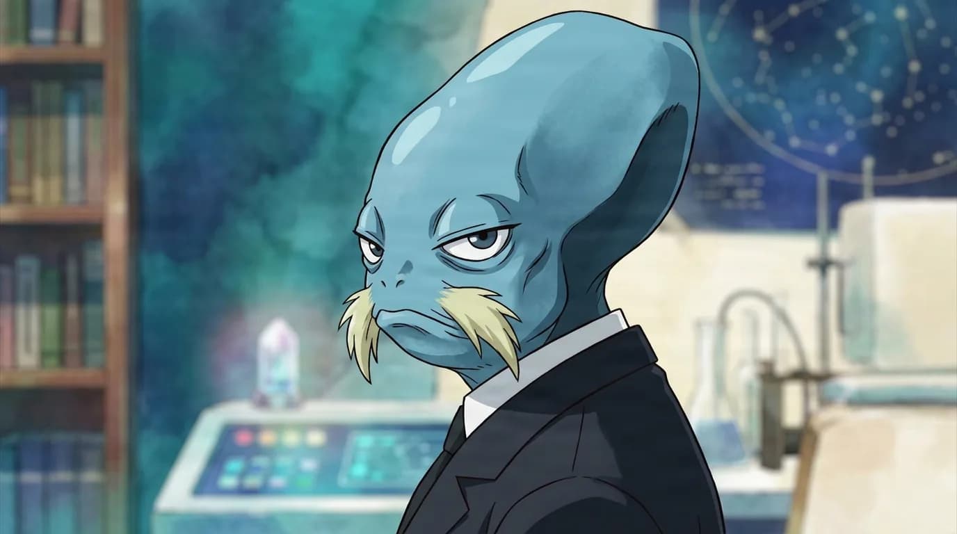 Timothy Agpar from My Hero Academia in a close-framed cel-shaded anime scene with a detailed environment