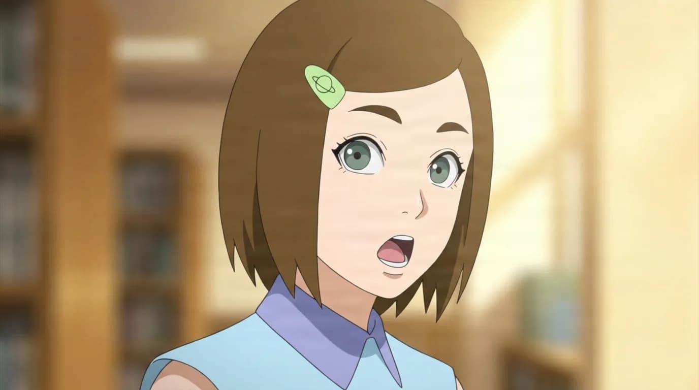 Enko Onikuma from Naruto in a close-framed cel-shaded anime scene with a detailed environment