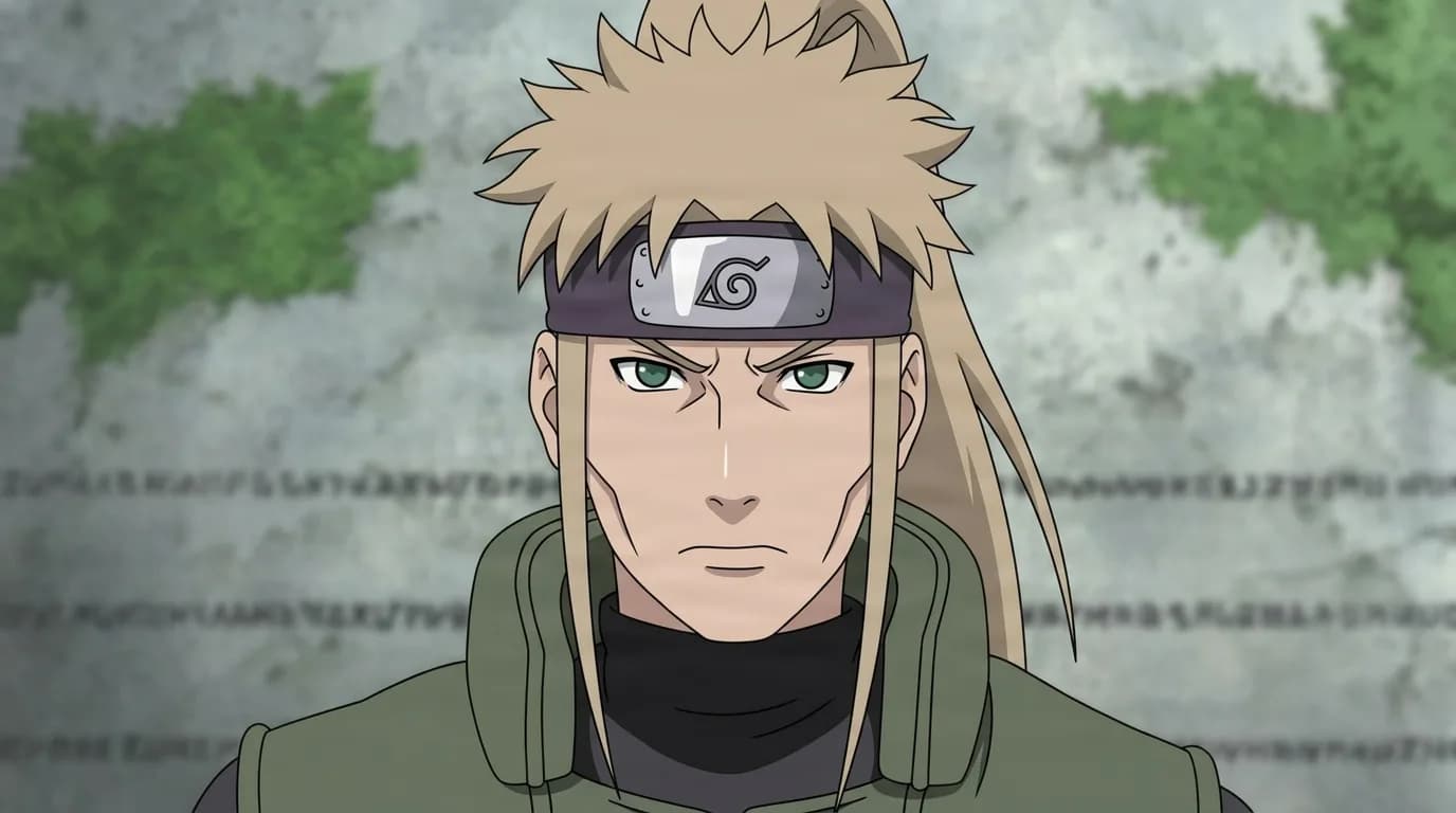 Inoichi Yamanaka from Naruto in a close-framed cel-shaded anime scene with a detailed environment