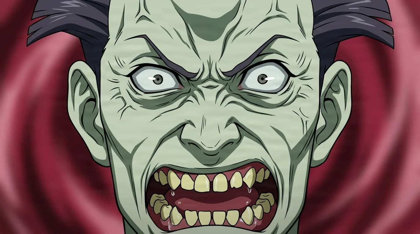 『ONE PIECE』のキャラクター、カル。細部まで描き込まれた背景を伴う、クローズアップのセル画調アニメシーンとして描かれている。