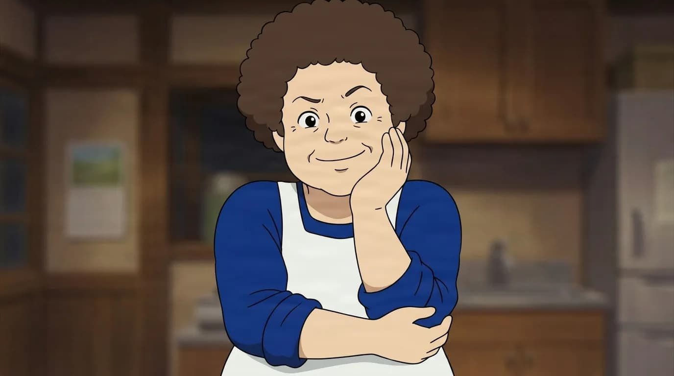Chicken from One Piece in a close-framed cel-shaded anime scene with a detailed environment