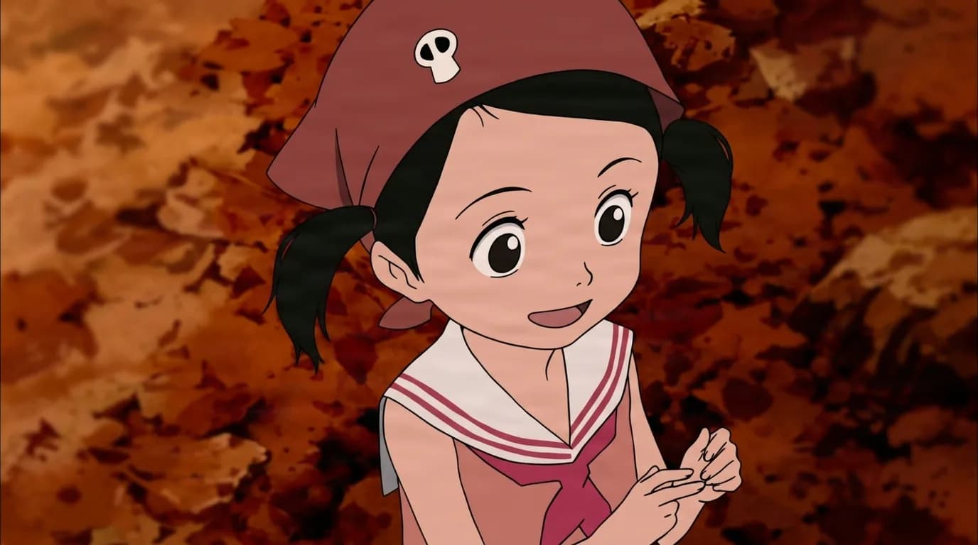 『ONE PIECE』のキャラクター、Daisy (非正史)。細部まで描き込まれた背景を伴う、クローズアップのセル画調アニメシーンとして描かれている。
