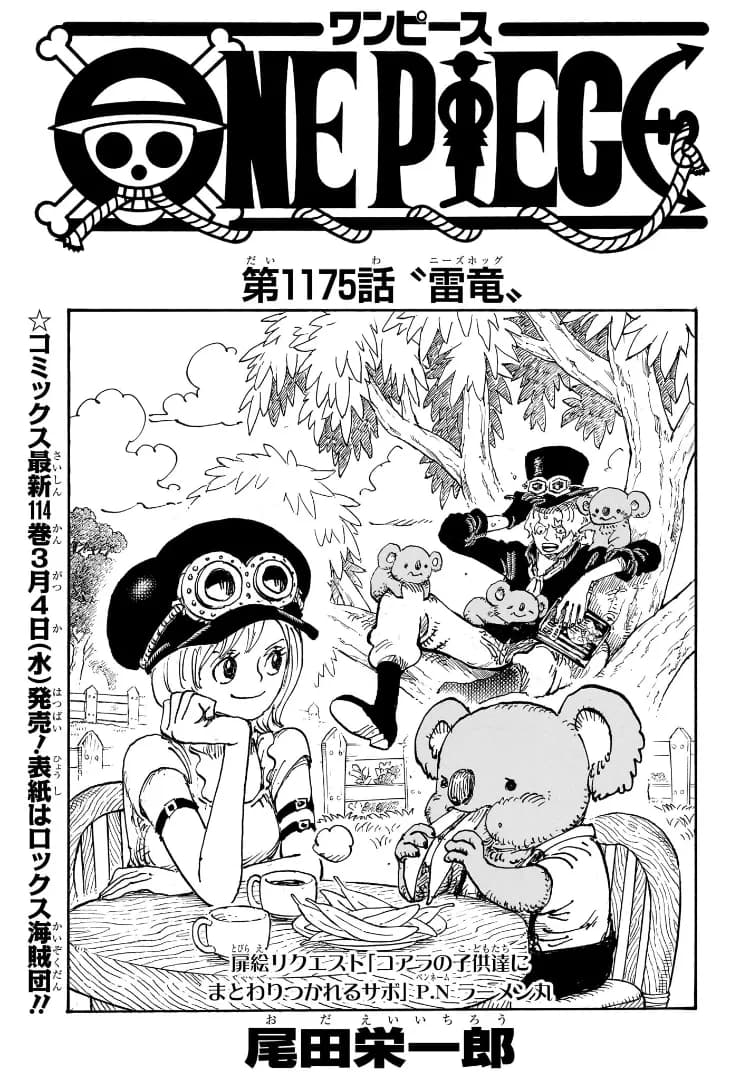 Official cover art of Chapter 1175
