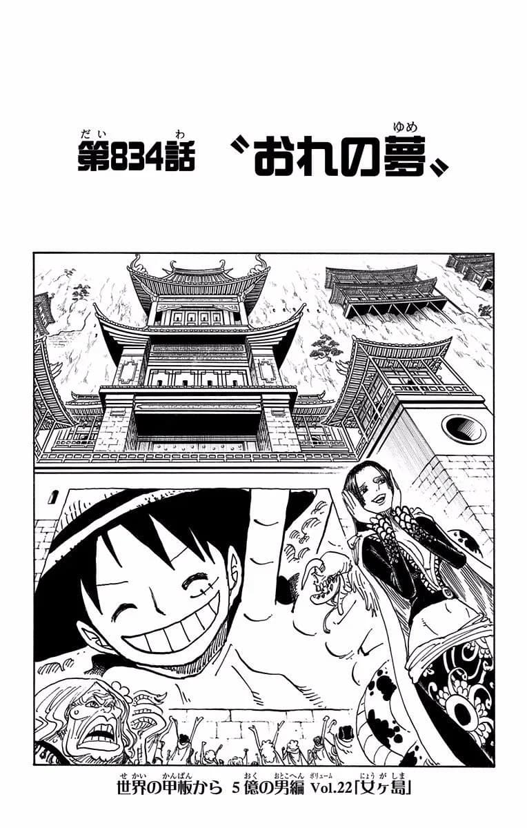 Official cover art of Chapter 834