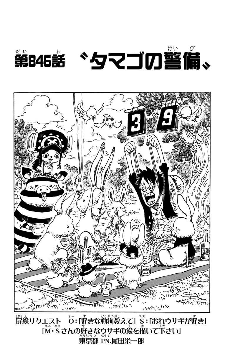 Official cover art of Chapter 846