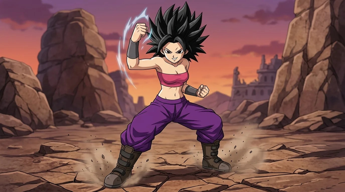 Caulifla, eine Figur (Saiyajin) aus Dragon Ball.