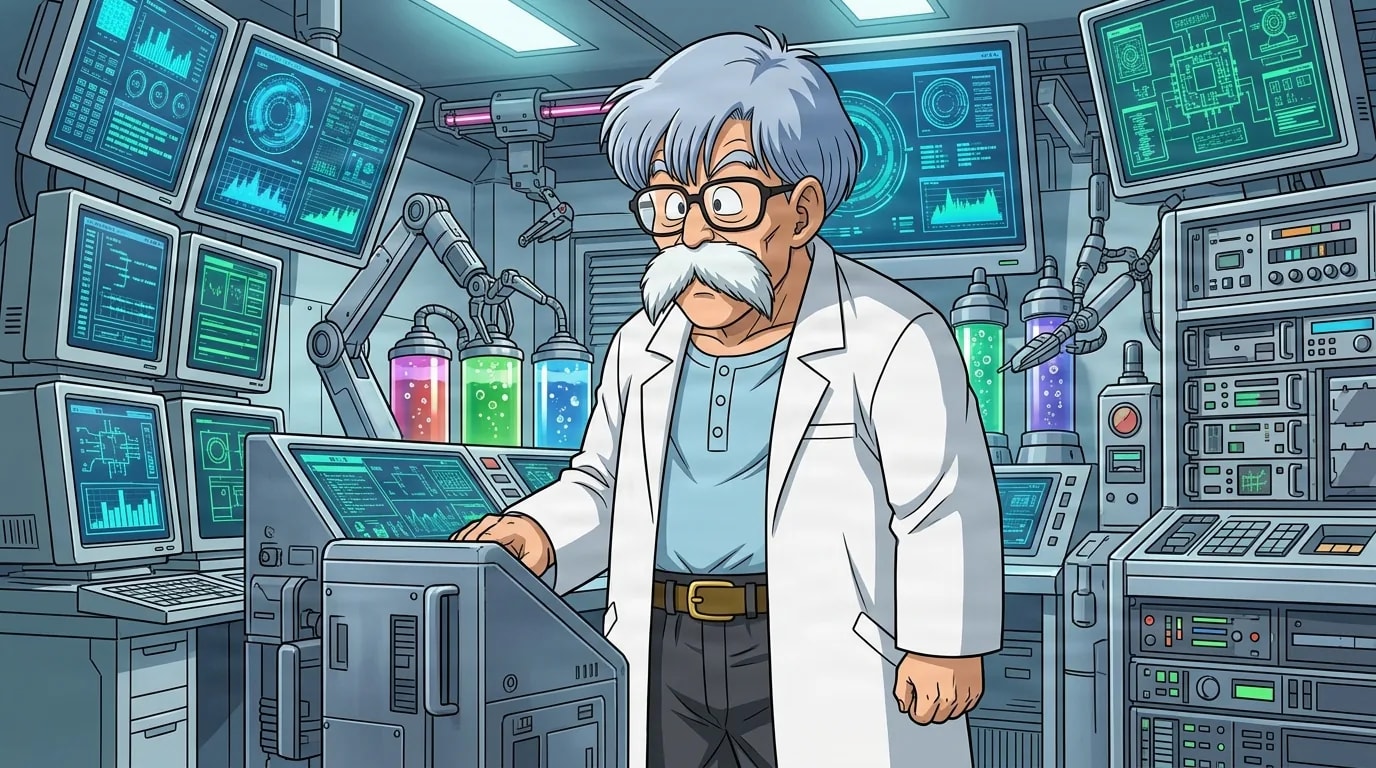 Docteur Brief, personnage de Dragon Ball.