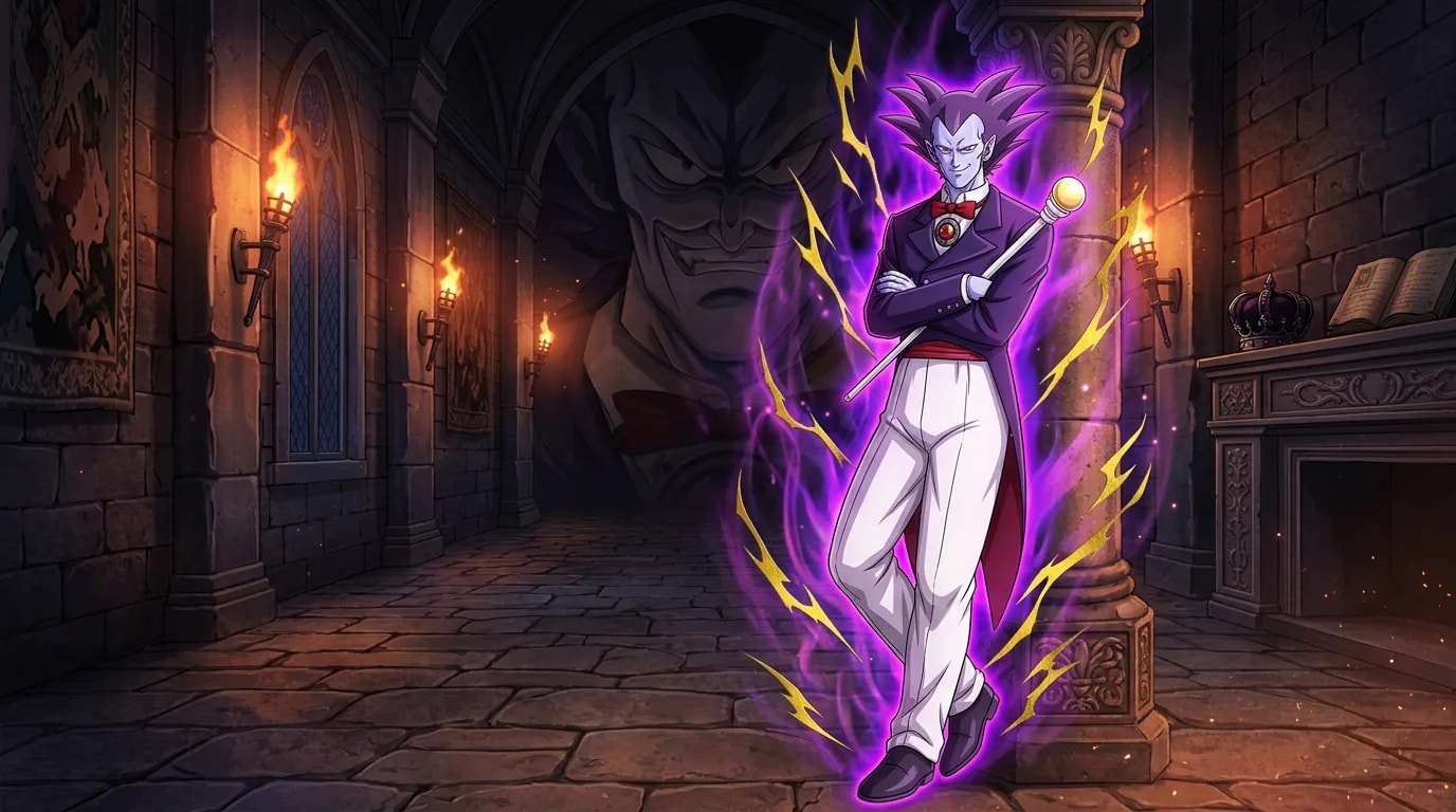 Lucifer, a Demon (vampire) character from Dragon Ball.