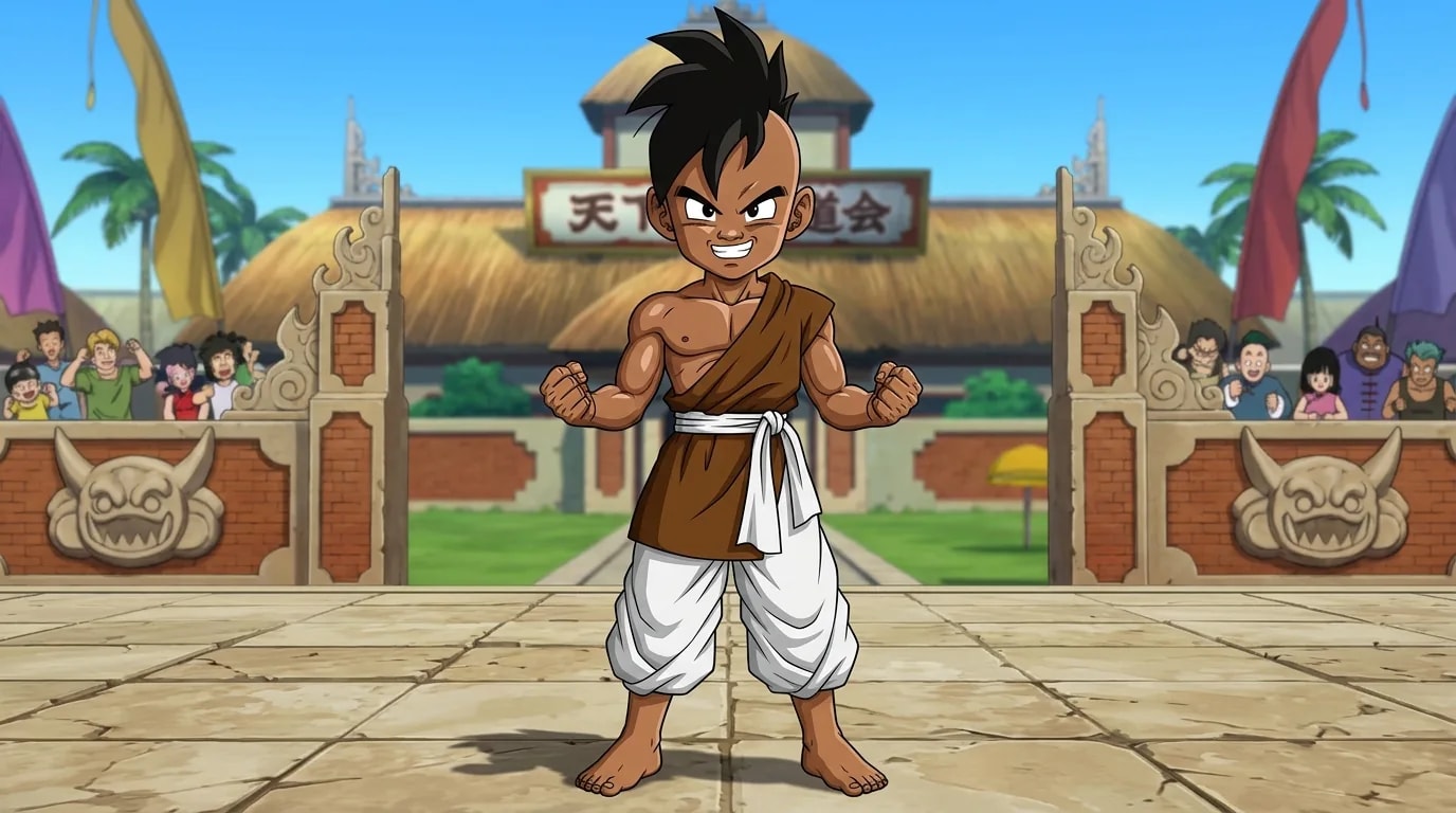 ドラゴンボールに登場する地球人（魔人ブウ〈純粋〉の生まれ変わり）のキャラクター、ウーブ