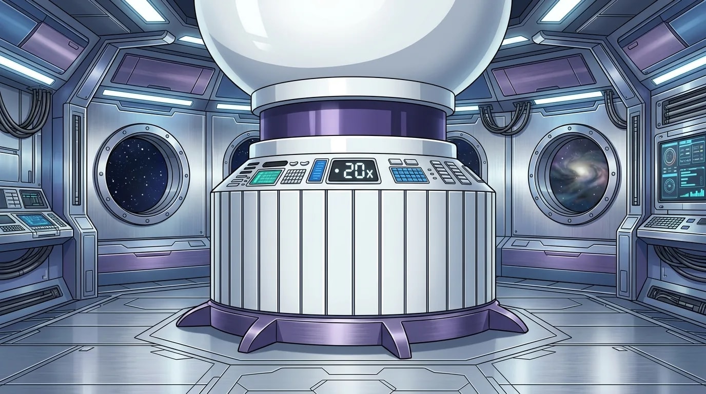 Gravitationsmaschine, ein Gegenstand aus Dragon Ball.