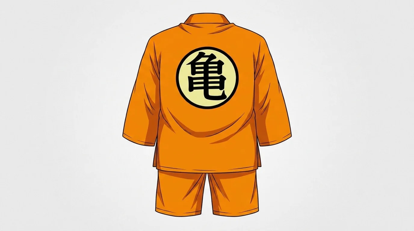 Schildkrötenschulen-Uniform, ein Gegenstand aus Dragon Ball.