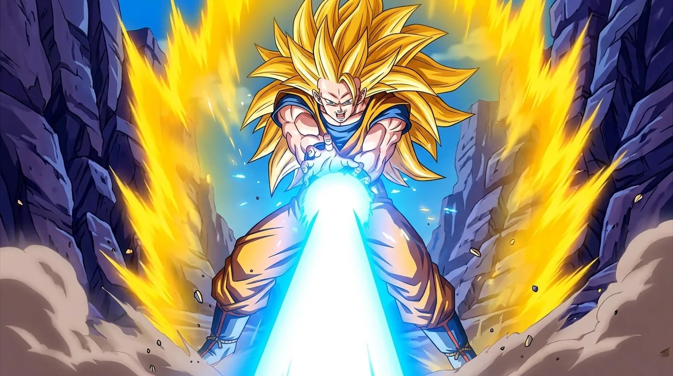 Kaméhaméha continu, une technique de Dragon Ball.