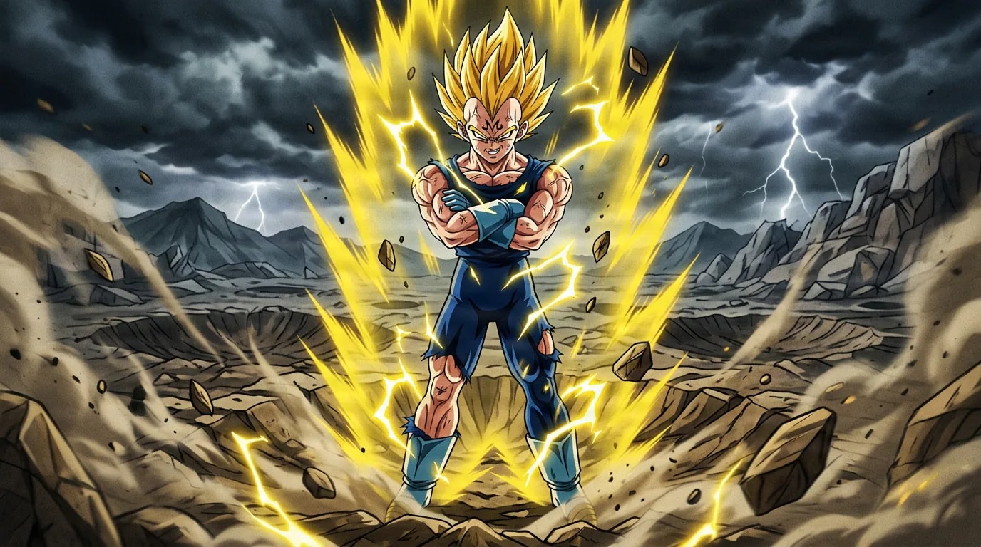 Majin-Vegeta-Verwandlung