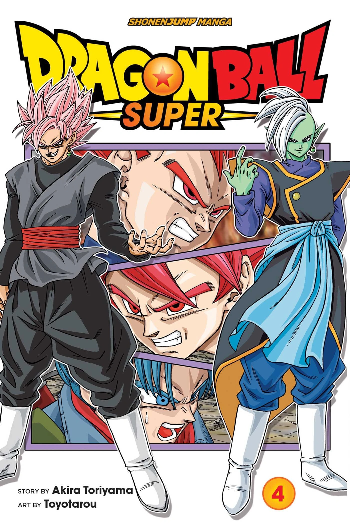 Copertina del volume 4 di Dragon Ball Super