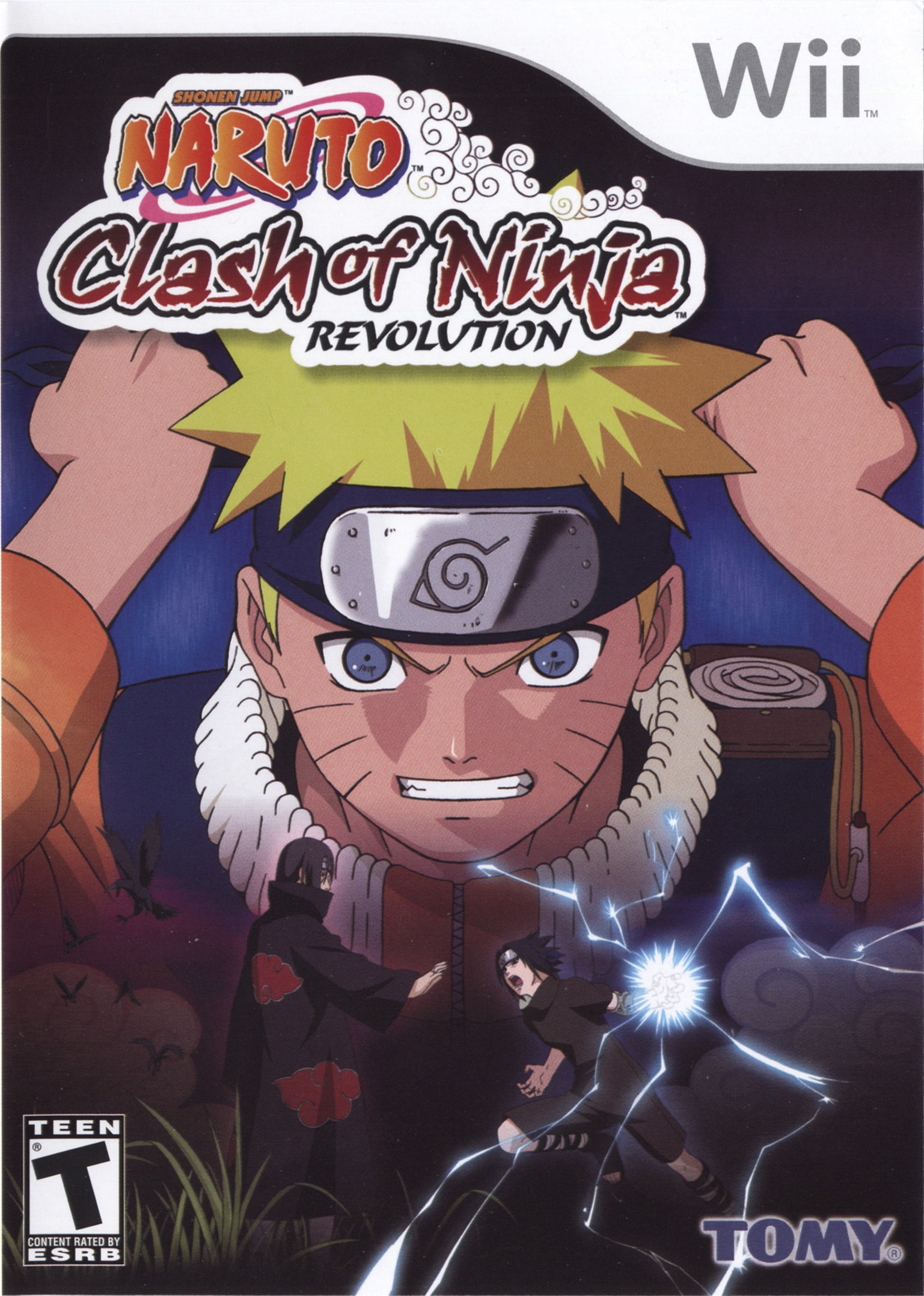 غلاف رسمي لـNaruto: Clash of Ninja Revolution
