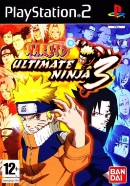 غلاف رسمي لـNaruto: Ultimate Ninja 3