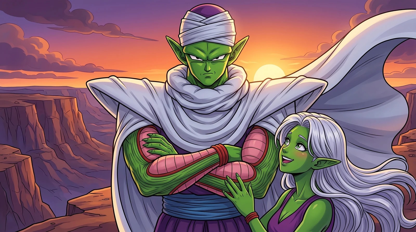 Piccolo Gets the Namek Hoes : Namek n'a aucune femme, et il pécho quand même