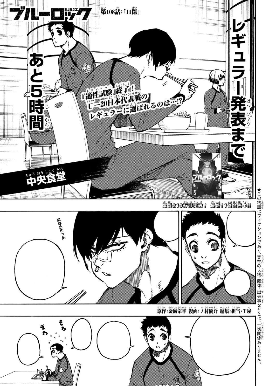 Official cover art of Chapter 108: Top 11