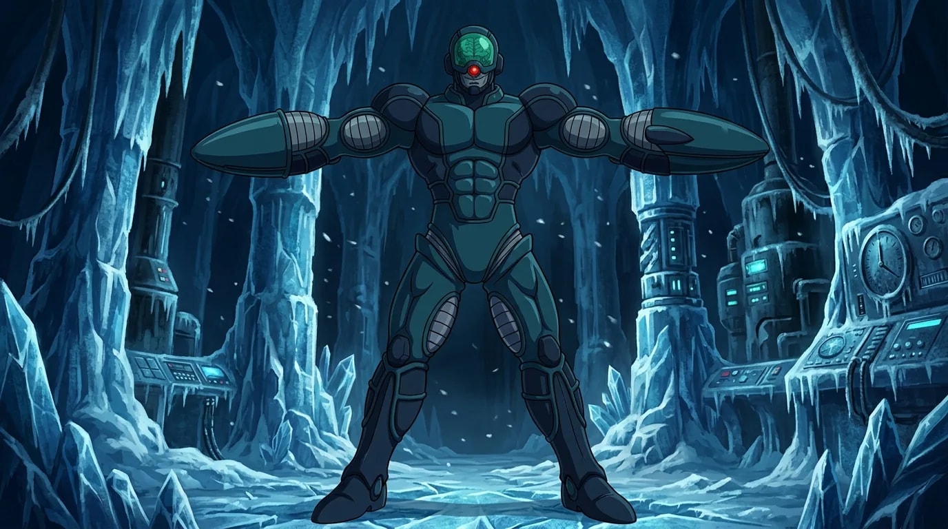 Dr. Wheelo, eine Figur (Mensch (Cyborg)) aus Dragon Ball.