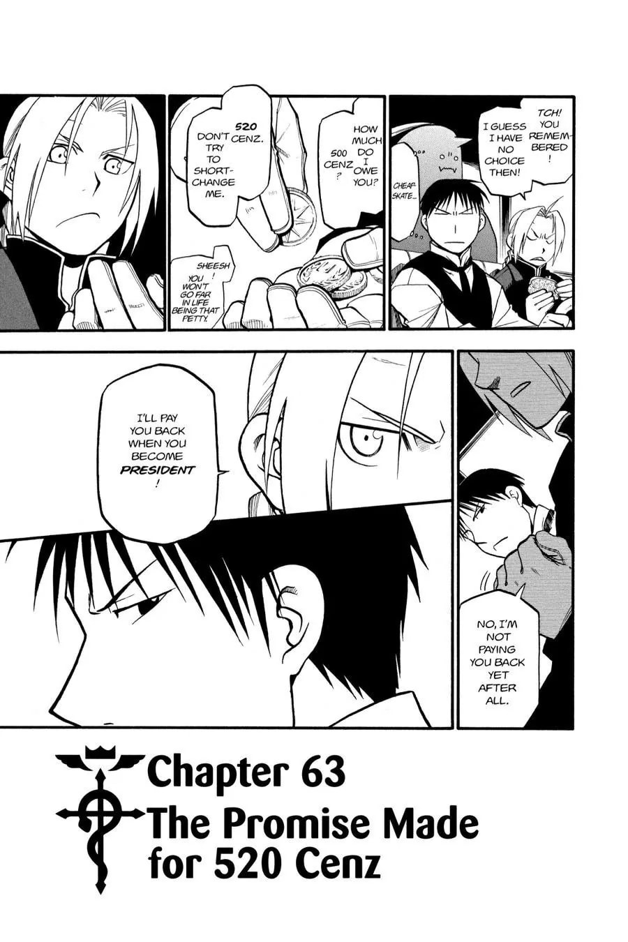 Official cover art of Chapter 63: The Promise Made for 520 Cenz