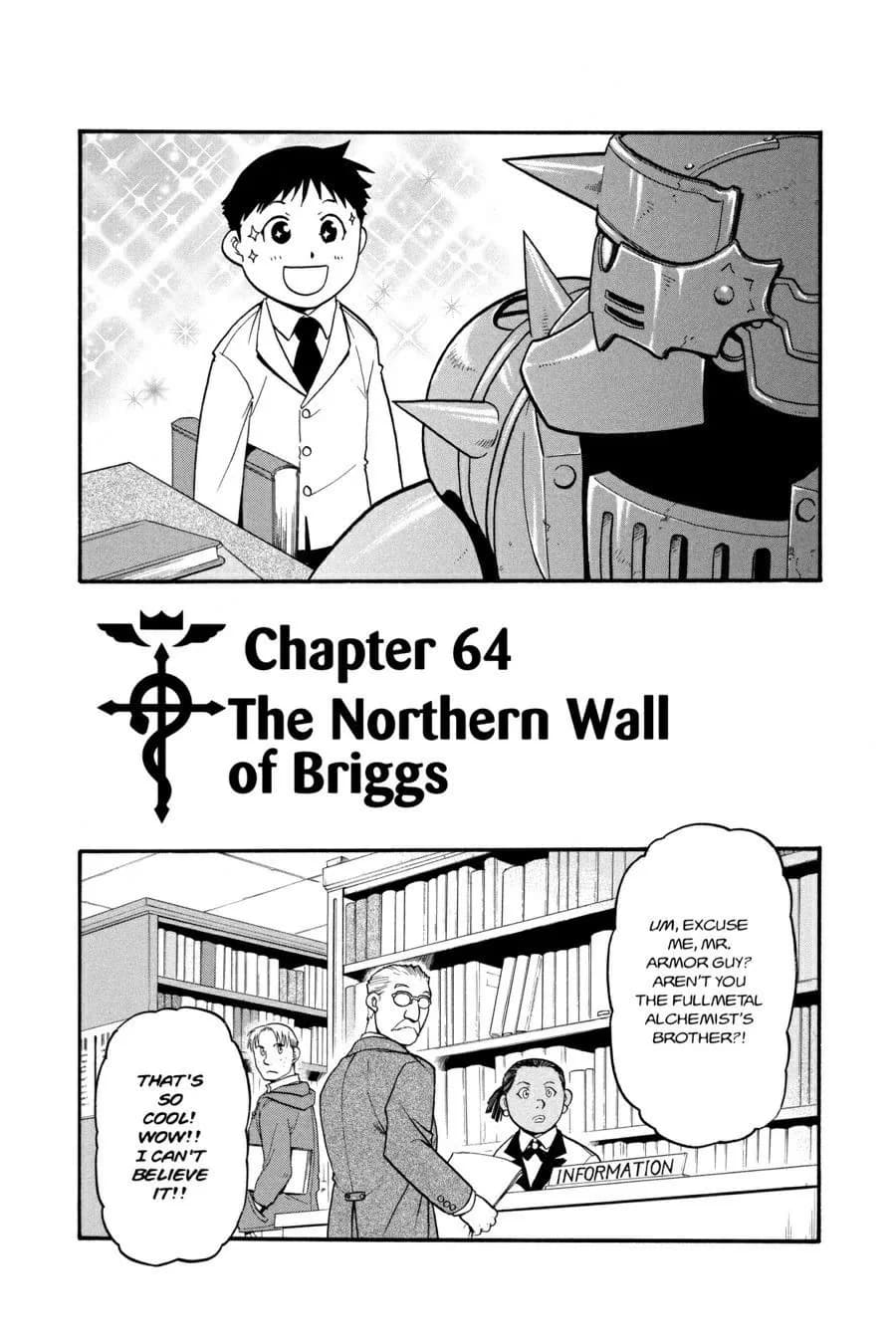 Official cover art of Chapter 64: The Northern Wall of Briggs