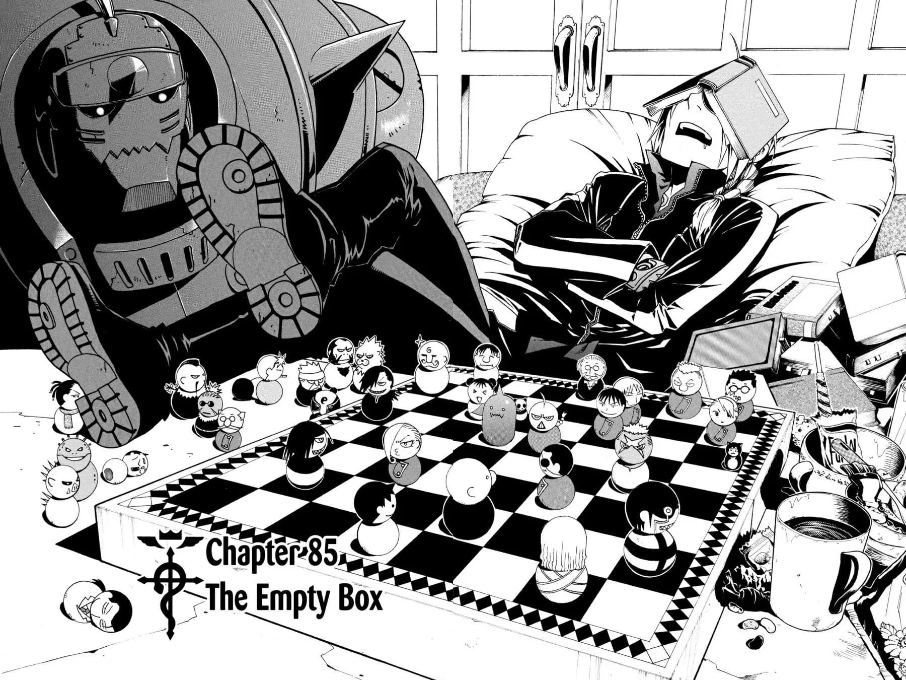 Couverture officielle de Chapitre 85 : La boîte vide