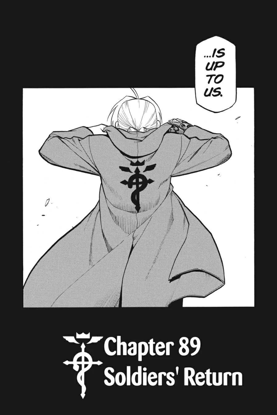 Couverture officielle de Chapitre 89 : Le retour des soldats