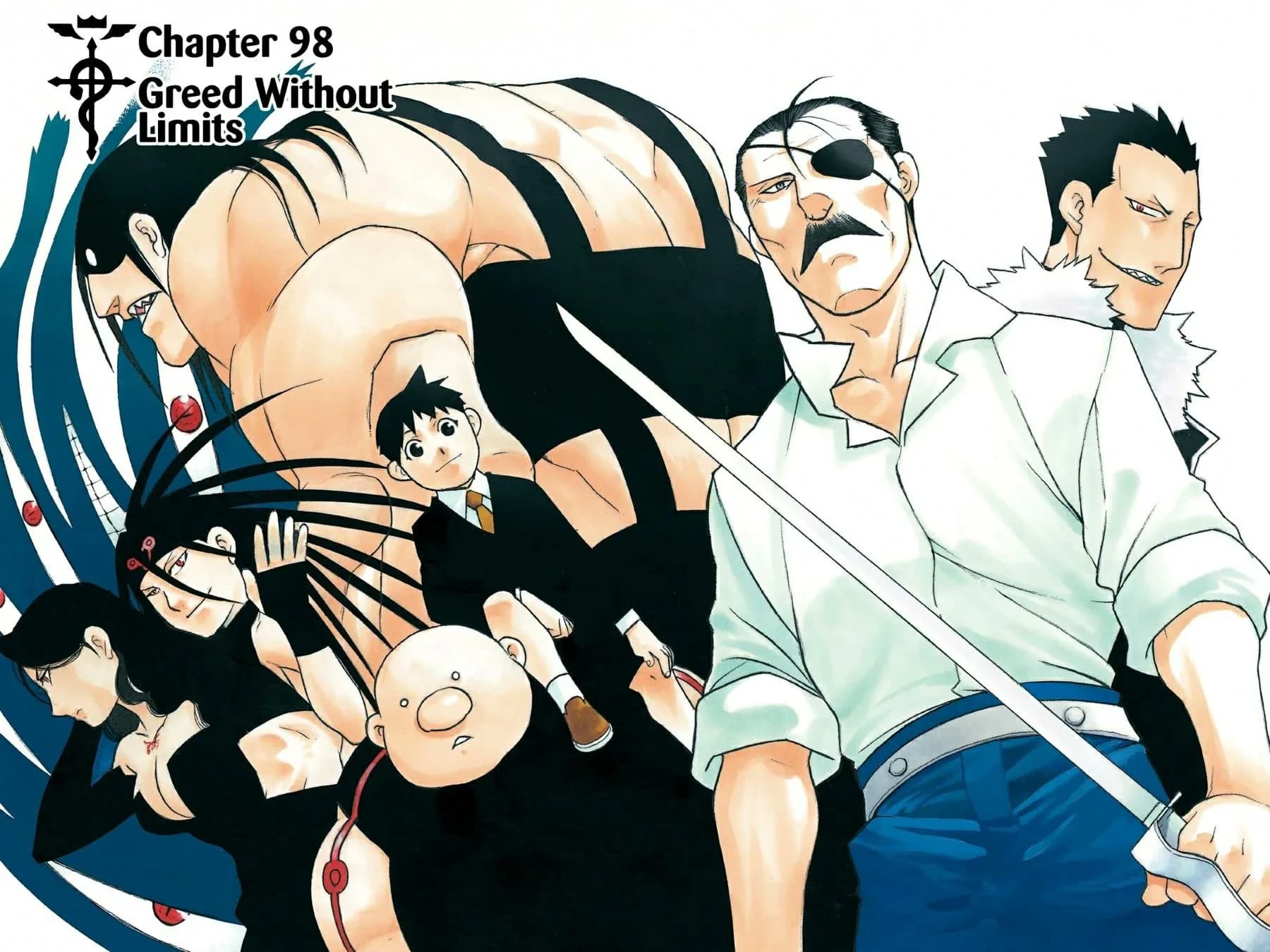 Couverture officielle de Chapitre 98 : Greed sans limites