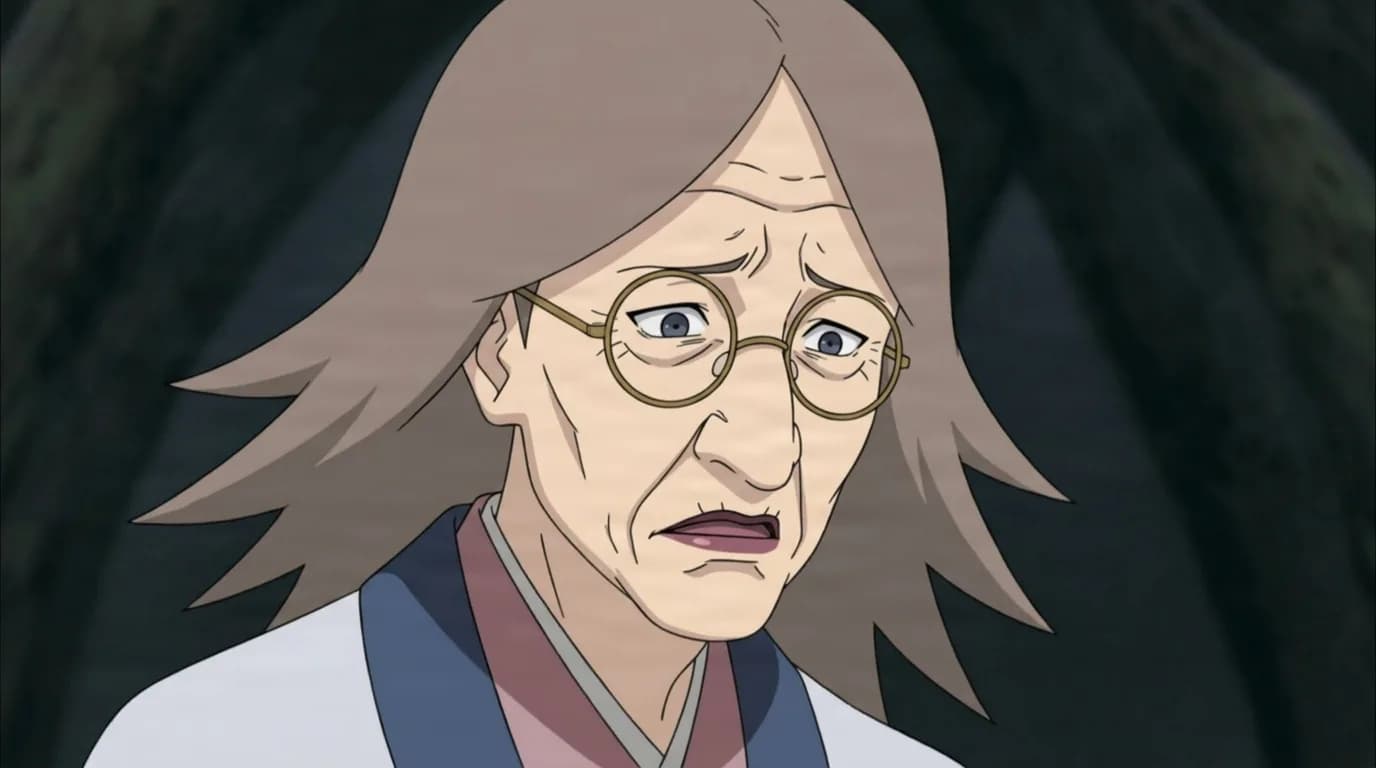 Furofuki from Naruto in a close-framed cel-shaded anime scene with a detailed environment