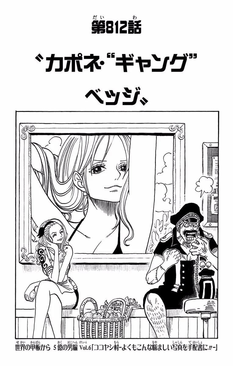 Official cover art of Chapter 812
