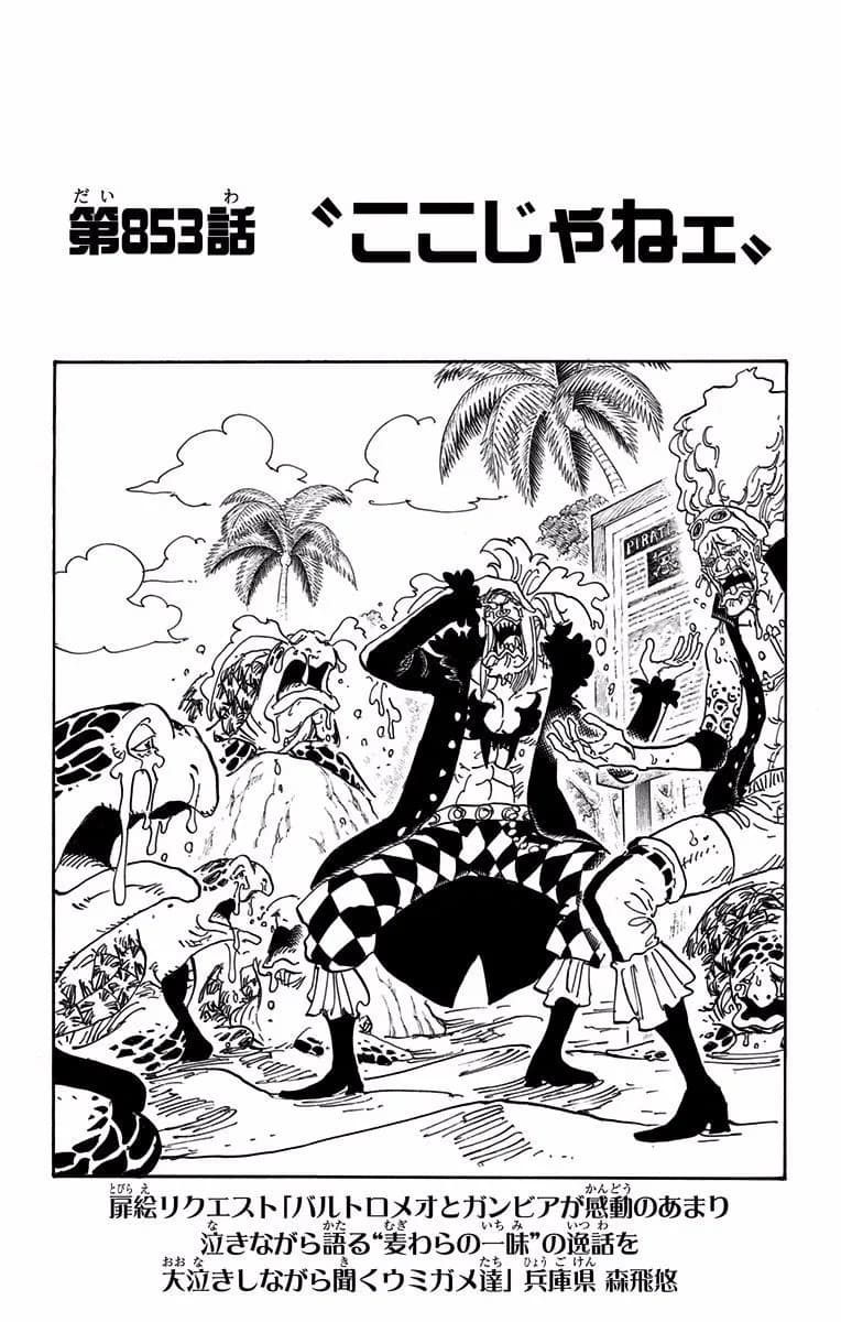Official cover art of Chapter 853: Not Here