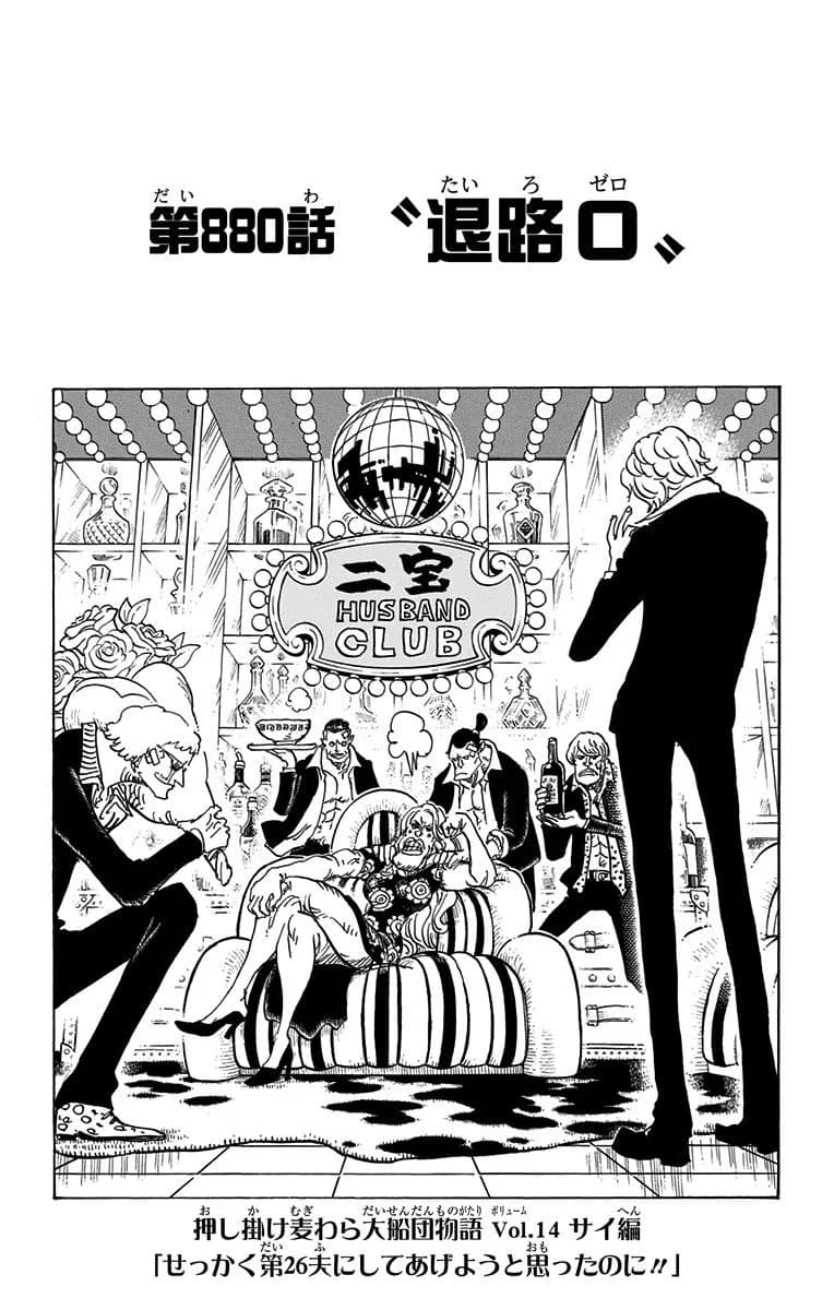 Official cover art of Chapter 880