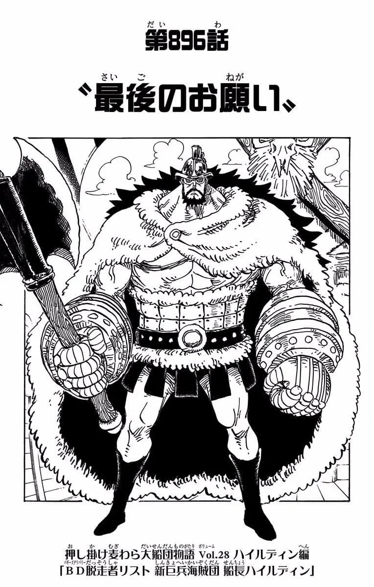 Official cover art of Chapter 896